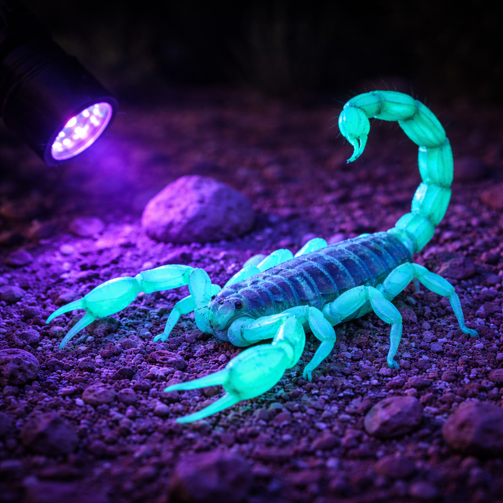 scorpion backlight - T J Pest Control LLC scorpions